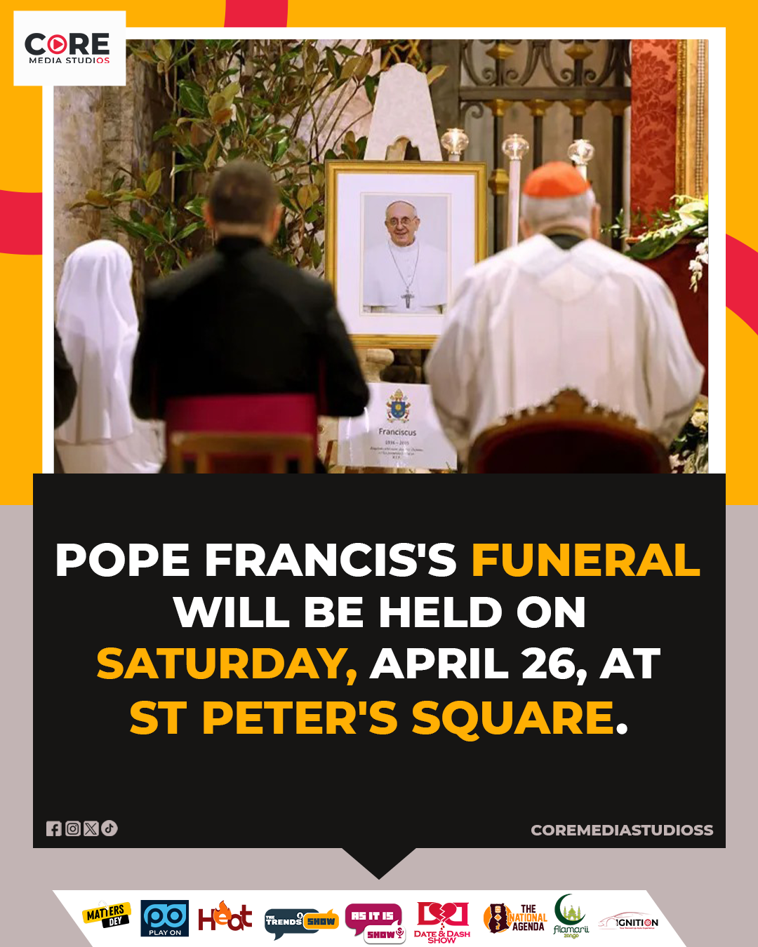 UPDATES pope